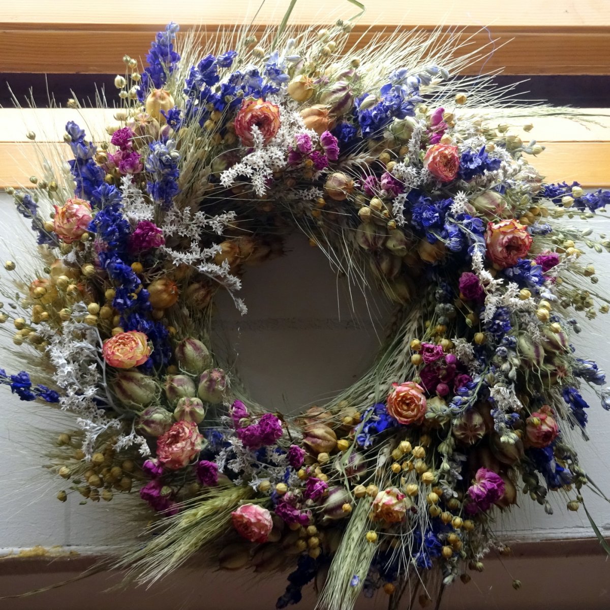 Věnec - Romantický s růžičkami