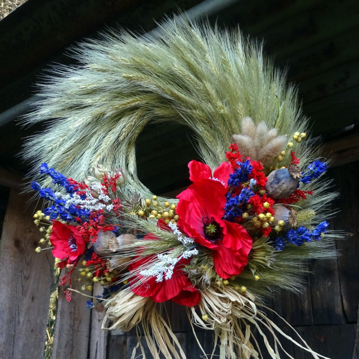 Věnec - Vlčí máky v obilí