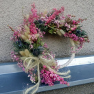 Věnec - Romantika v růžovém 3