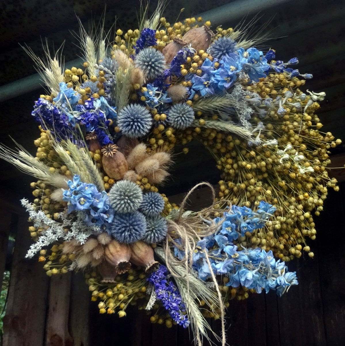 Věnec - Lněný modrásek