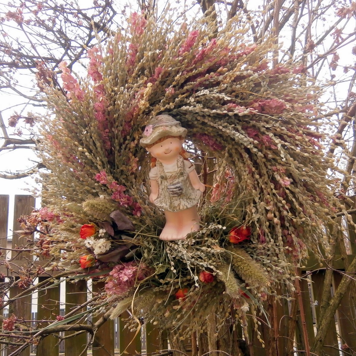 Věnec - Řeřicha v růžové