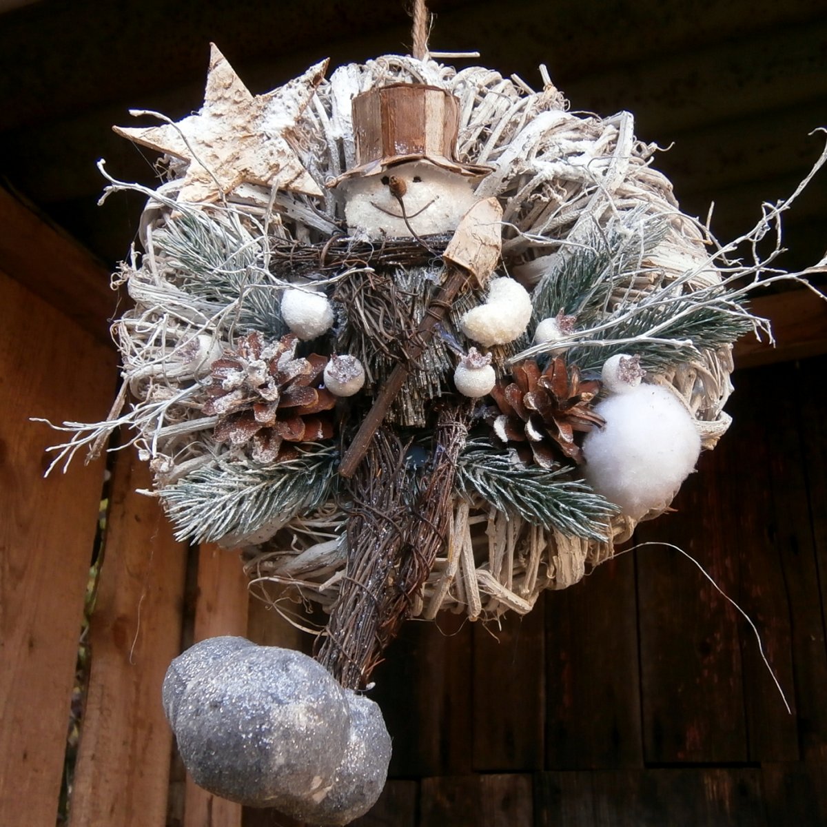 Věnec - Sněhulák na přání