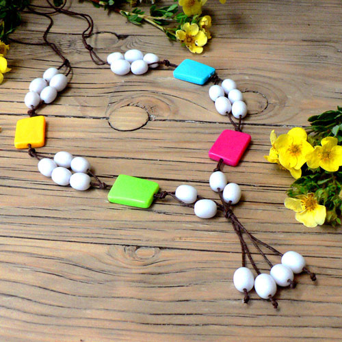 Letní vábení (dlouhý náhrdelník)