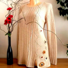 Pletený bavlněný svetr - vel.XL-XXL