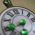 Light green clock 3D