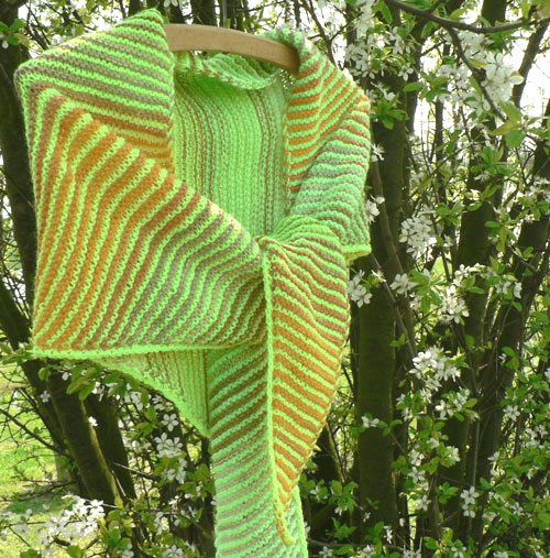 Světluška - pletený šátek