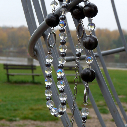 Náhrdelník - ledové kapky vody