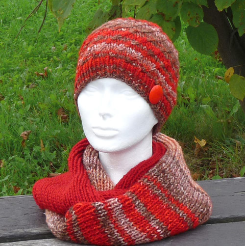 Čepice s knoflíkem