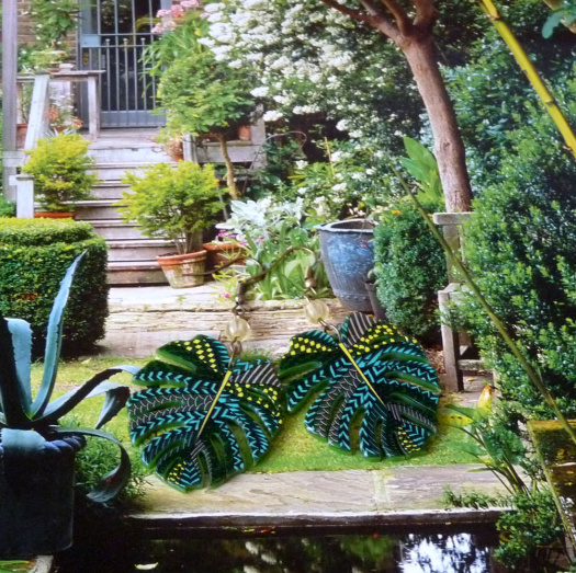 Náušnice - monstera