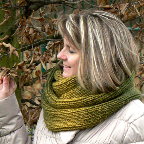 Souznění s přírodou - vlněný nákrčník