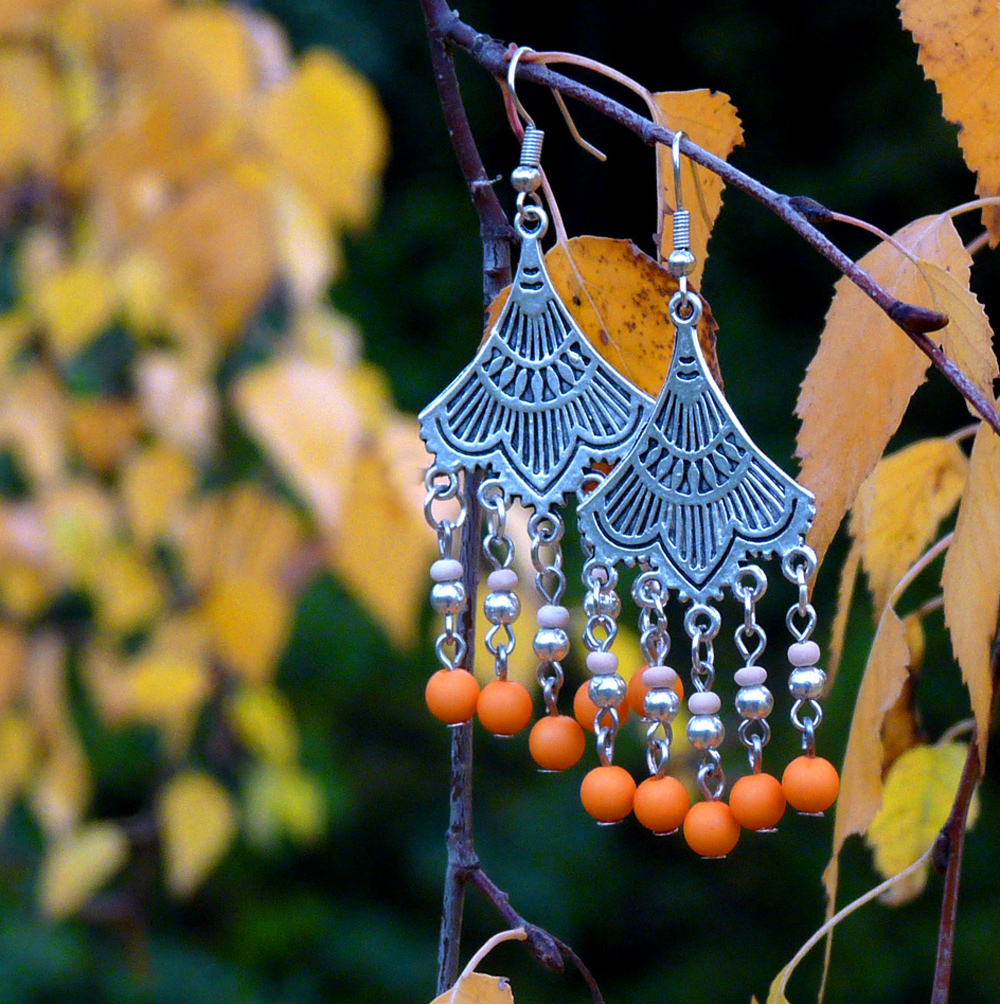 Náušnice - jeřabiny