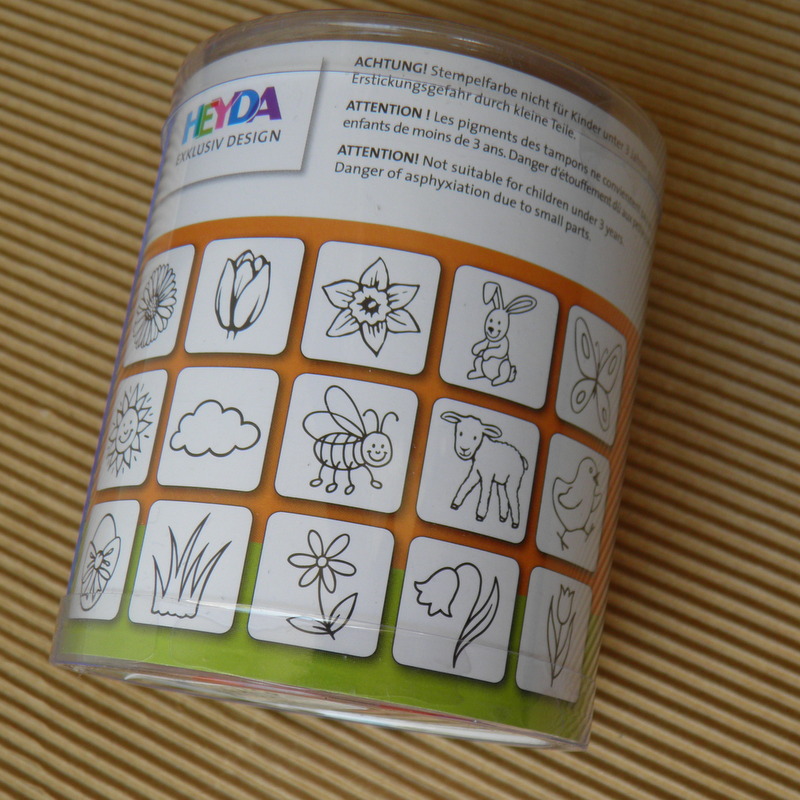 Sada dřevěných razítek - motiv jaro