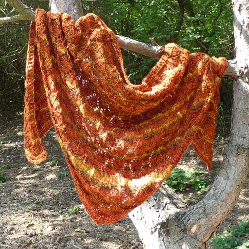 Velký pléd - v barvách podzimu..