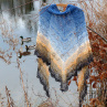 Háčkovaný šátek - tam za vodou v rákosí