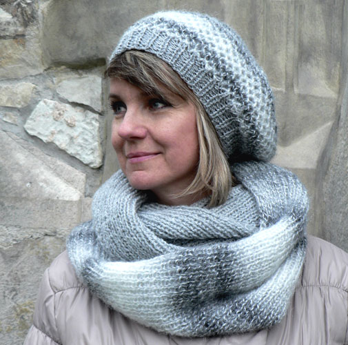 Šum holubích křídel (baret/čepice)