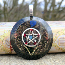 Granátový Pentagram * Amulet * Mužské vibrace