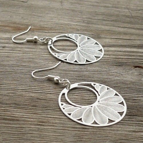 Stříbrné kroužky - lehoučké náušnice