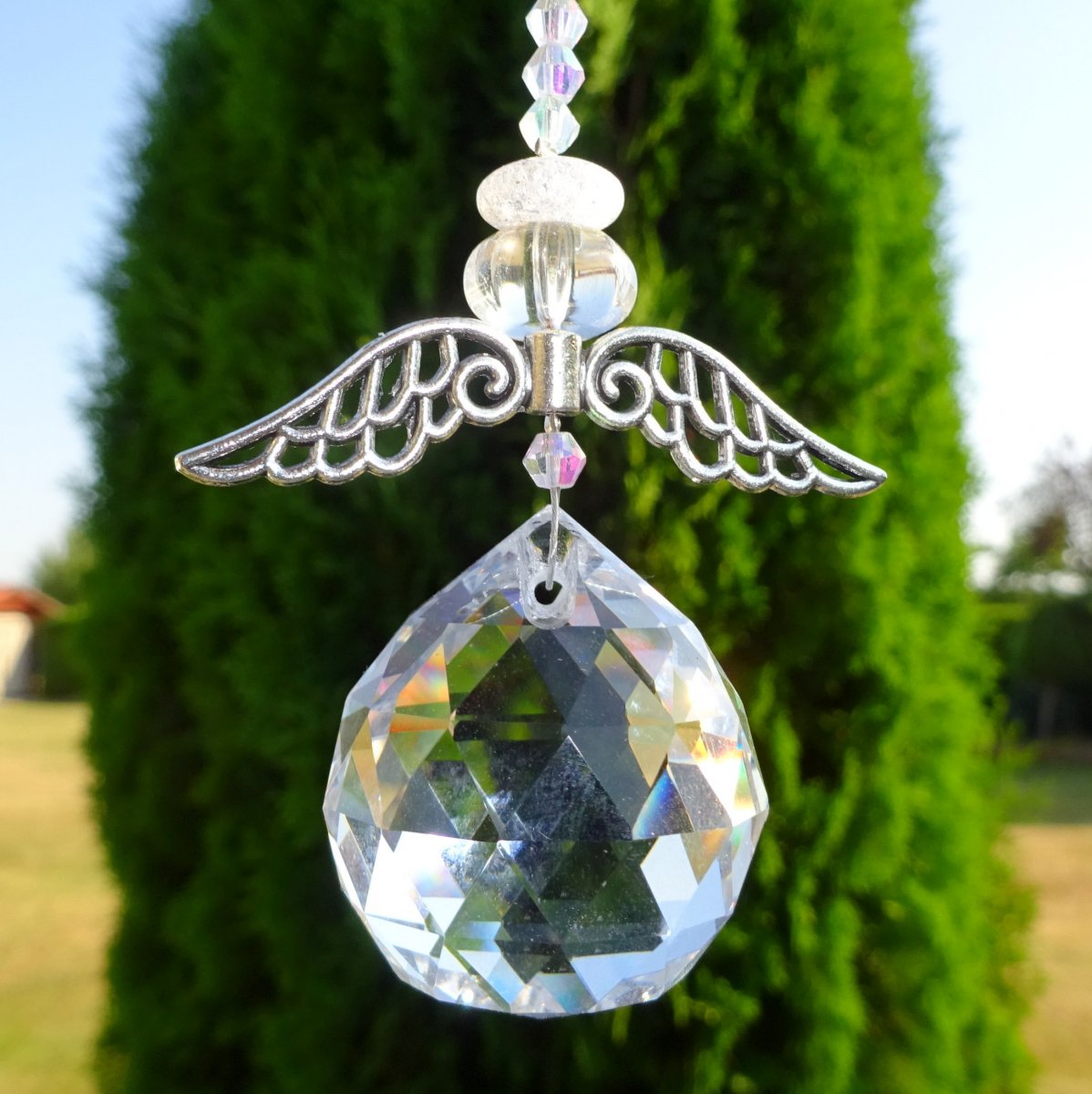 Anděl velký Lapač paprsků Slunce  * s Křišťály 1)