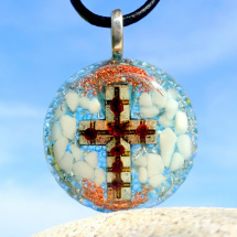 Orgonit Granátový Nebeský Křížek - Ochrana