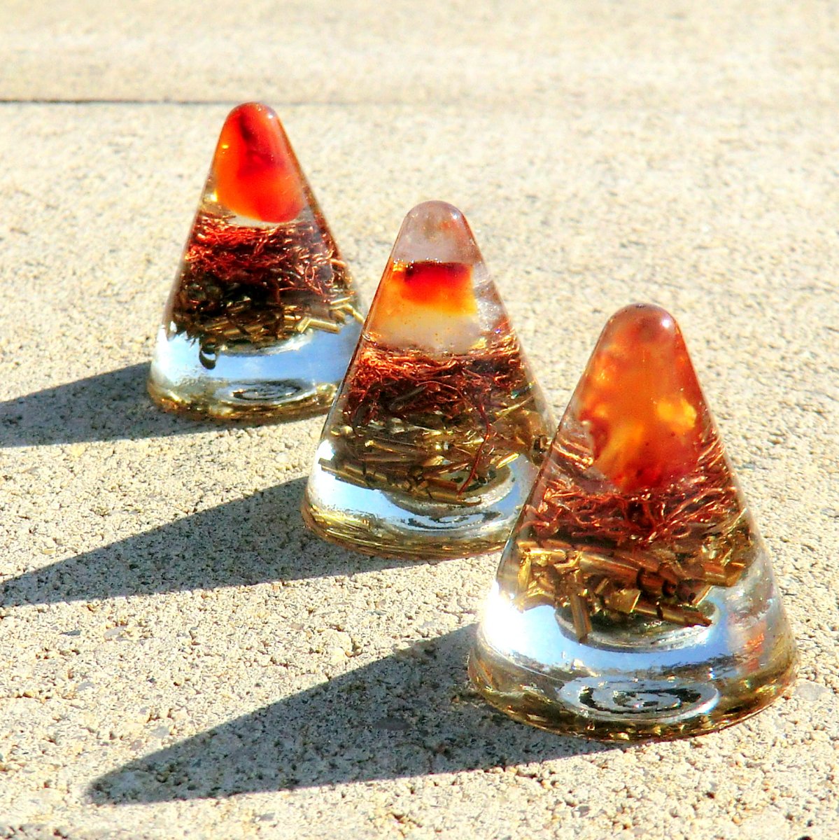 Kabelkový kužílek s Karneolem