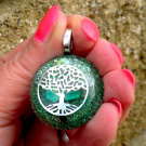 Strom Života *1*  Amulet * Malachit s granátem