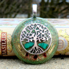 Strom Života *1*  Amulet * Malachit s granáty