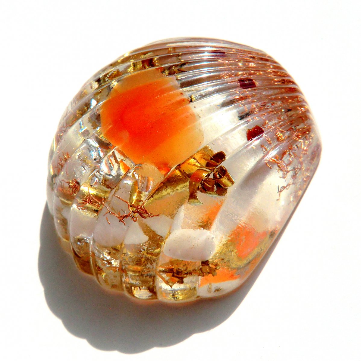 Mušle* Karneolová* Jiskra Ženy * s rituálkem