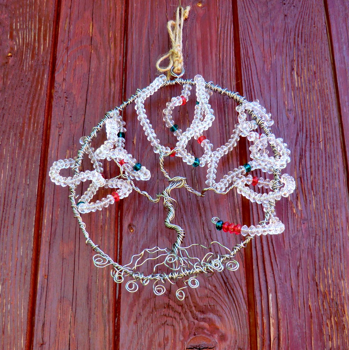 Strom Života - Lapač snů v nerezu Φ 18 cm