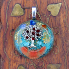  Orgonit Granátový Strom Života * Amuletový šperk
