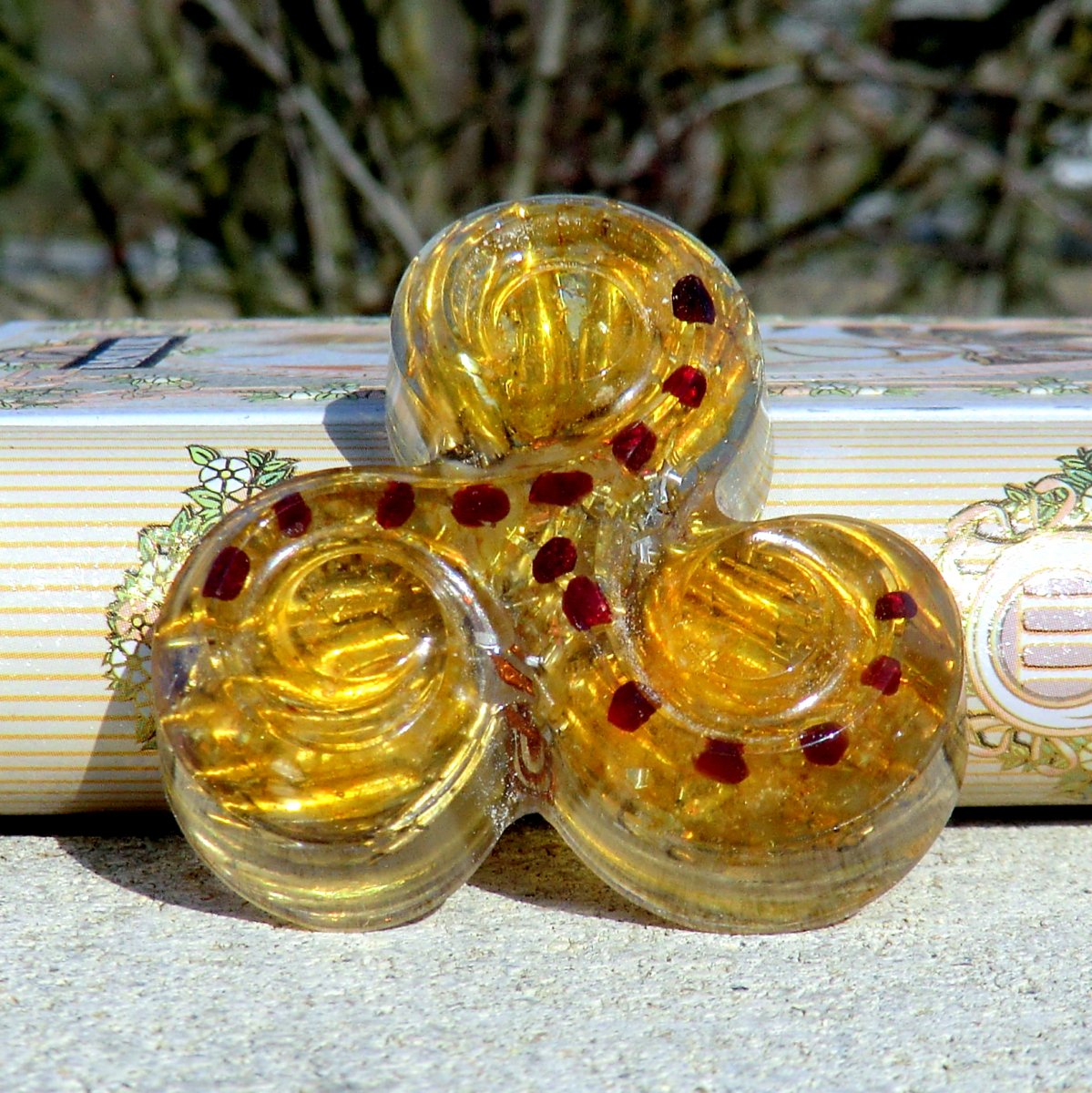 Amulet vířivé Energie EX * Citrínový Triskelion