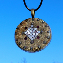 Amuletový šperk * Granátové zrcadlo Lásky (2)