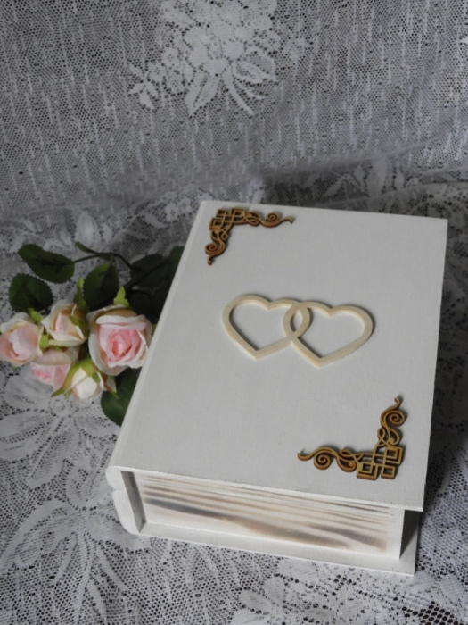 Originální krabička kniha svatební