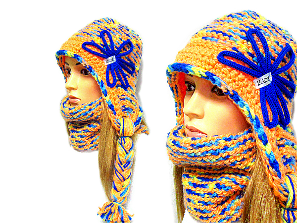 SOUPRAVA UŠANKY A NÁKRČNÍKU S APLIKACÍ