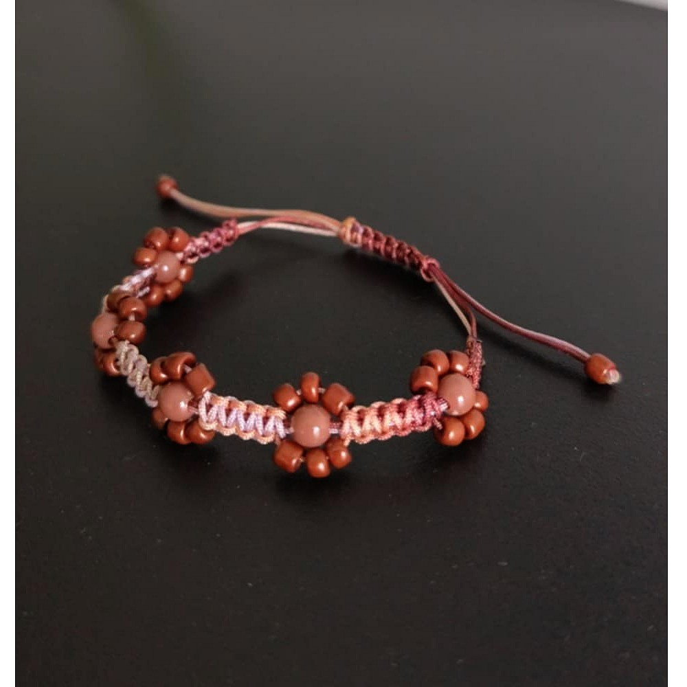 Náramek Shamballa s korálky