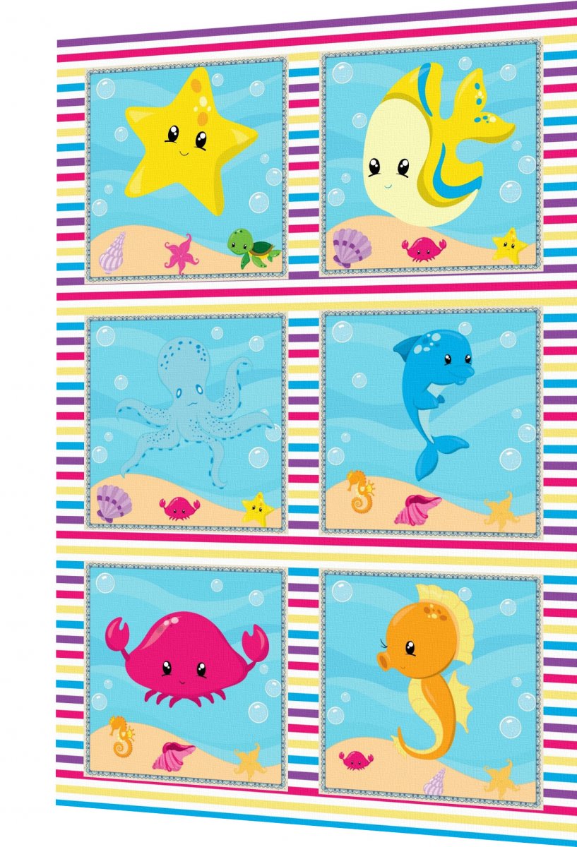 BAVLNĚNÝ PANEL - SADA 28 x 39 cm 1DG37