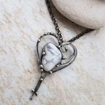 AURORA heart náhrdelník