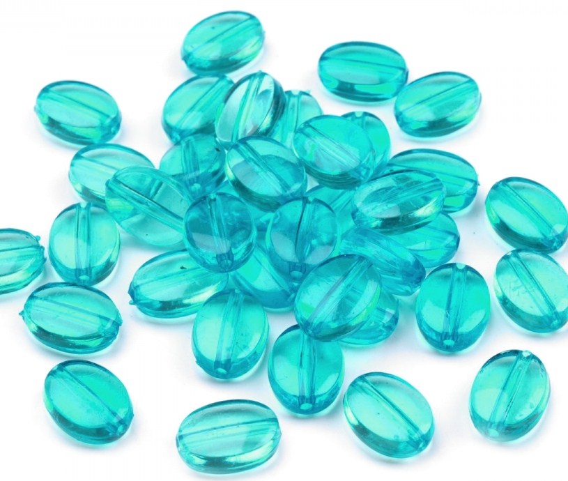 Plastové korálky - 25 kusů