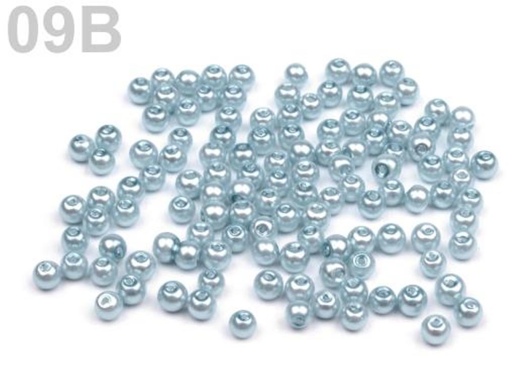 Voskované perly kuličky Ø4mm hladké cca 100 ks