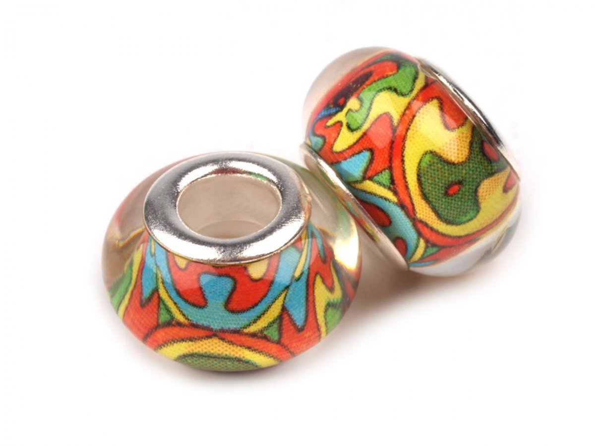 Broušené korálky s velkým průvlekem