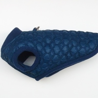 Modrá zimní bunda pro pejsky- vel.  M-poslední kus!