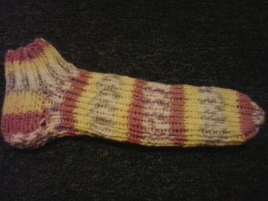 Ručně pletené ponožky - č. 6 kotníčkové