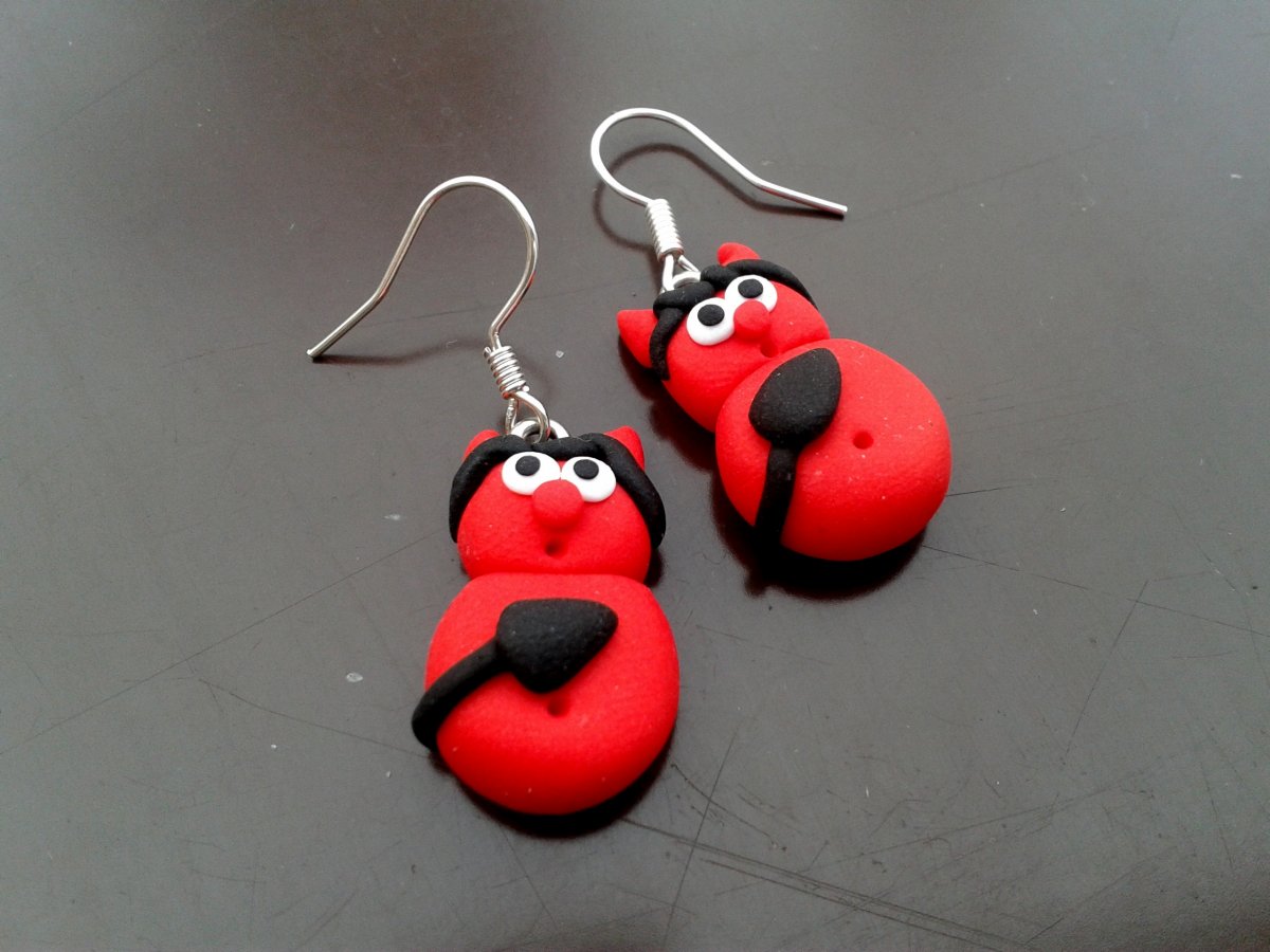 Čertíci - náušnice