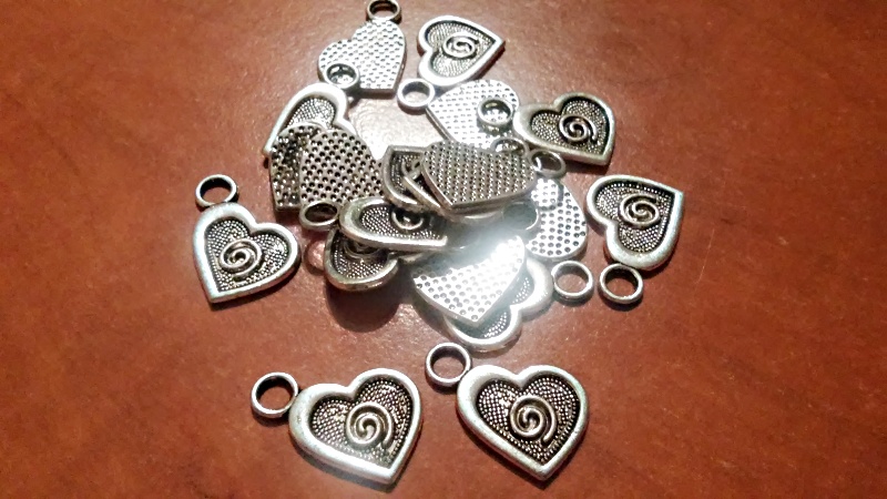 Přívěsek srdce spirála