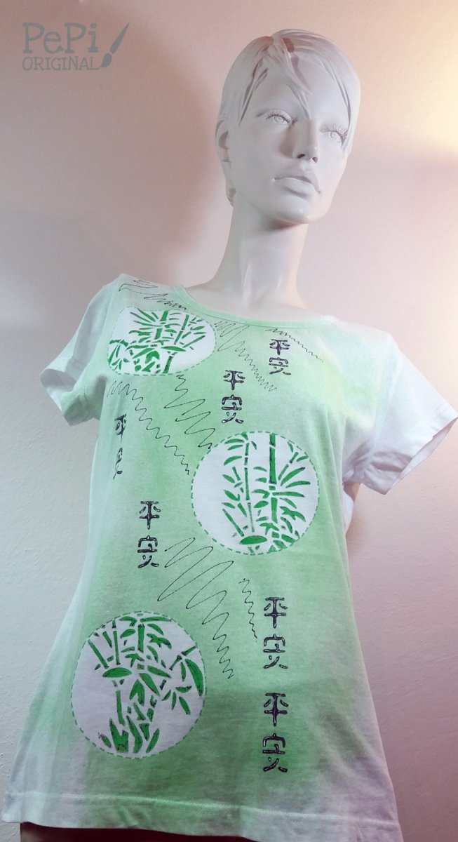 Ručně malované triko 