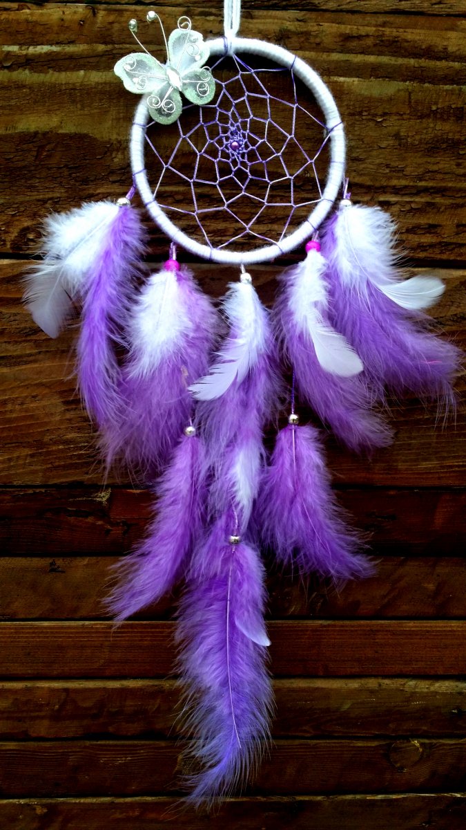 Lapač snů  -  Motýľ -fialový :)