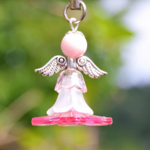 Pro slečny v růžové - andělíček, přívěšek