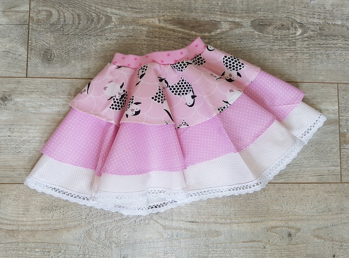 Kolová sukně "3 růže"