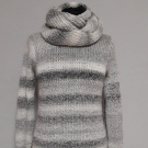 Ručně pletený svetr + nákrčník – SLEVA na 1399Kč