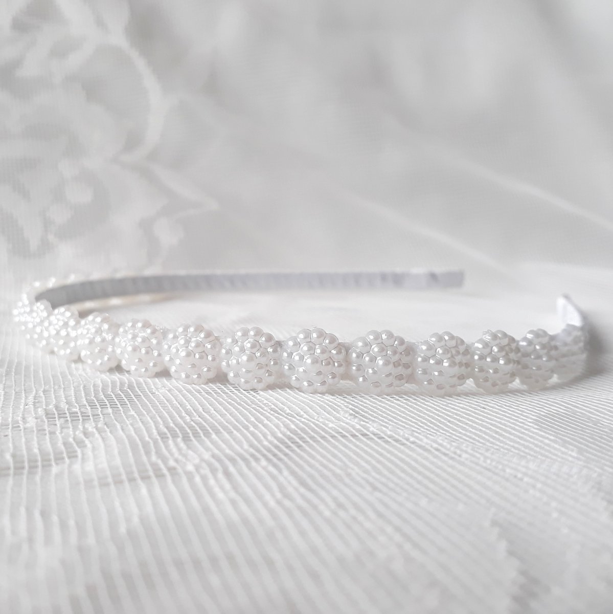 Čelenka White Flowers