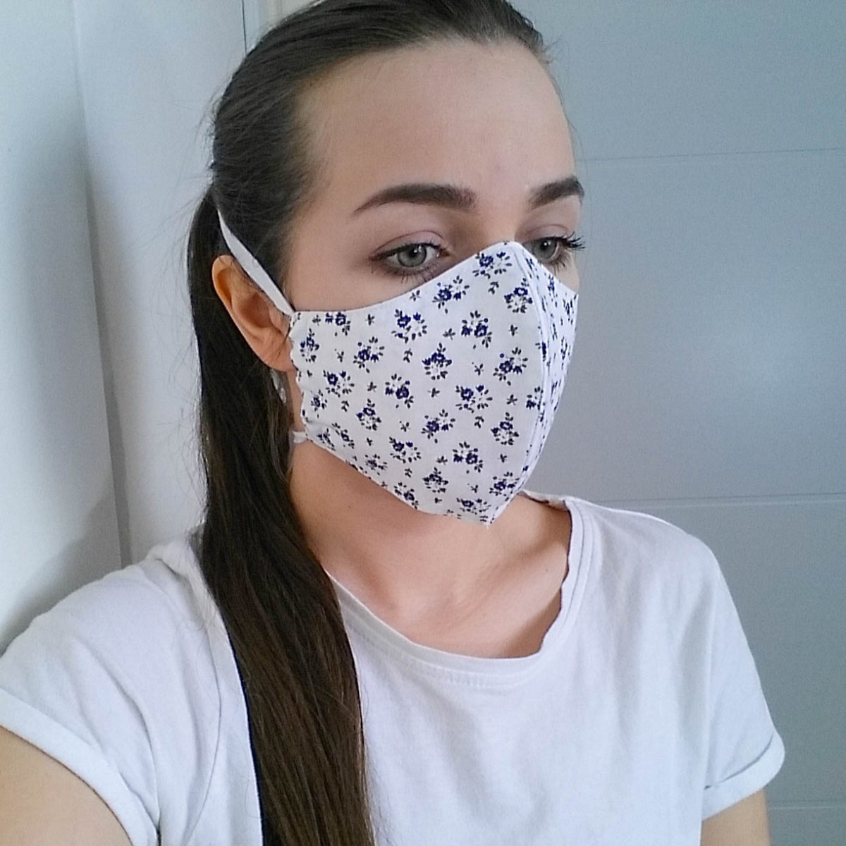 Bavlněná rouška dámská AKCE 3+1 ZDARMA